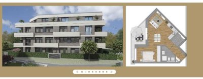 Schön geschnittene 2 Zi.-Wohnung mit Balkon und Einbauküche in Frankfurt-Riedberg