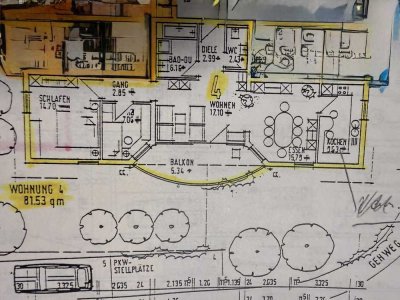 Helle 3,5-Zimmer Wohnung mit Balkon in Bad Saulgau