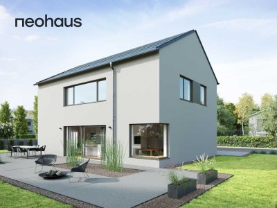 Grundstück mit Neohaus einschließlich Geräteraum/Carport