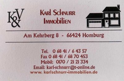 komfortable und top gepflegte Wohnung 2 ZKB mit Balkon und schönem Fernblick in Wiebelskirchen/Saar