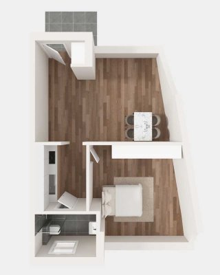 Moderne 2-Zimmer-Wohnung im Herzen von Paderborn zu vermieten WHG Nr. 6