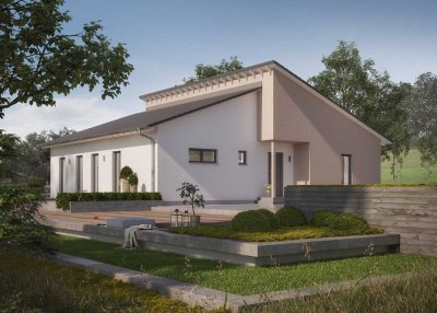 Raffinesse beim Ausbauhaus-Bungalow. Inkl. Technik- und Finishpaket!!! Mit Grundstück!!!