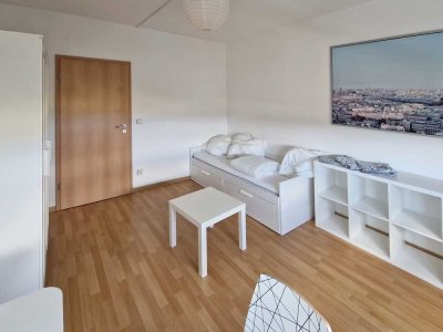 Möblierte 1-Zimmer-Wohnung mit Einbauküche!