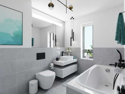 KFW förderfähig: Weißensee: ERSTBEZUG im EIGENEN TOWNHOUSE - 2025: 3-Zi, 3 Etagen, TERRASSE + GARTEN