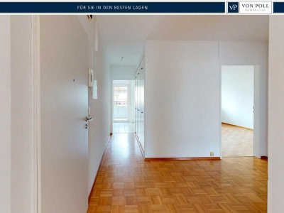 3-Zimmer-Wohnung mit praktischem Grundriss in der Oststadt