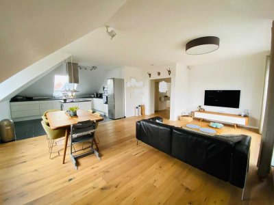 Wunderbar! Über den Dächern von Wiedenbrück.    
3 ZKB mit EBK, Einbauschränken und Balkon