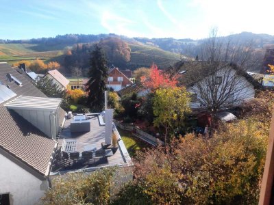 Sofortbezug restaur.2 Zi. Dachgeschoß in ruhiger Grünlage Bottenau 810€ warm Haustier+Gartenn. mgl.