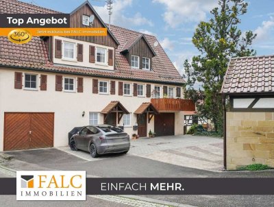 Zwei mit Charme und XXL-Scheune - FALC Immobilien Heilbronn