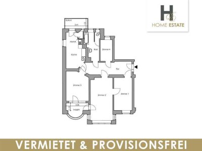 Selten, aber wahr - Alte Türen; Stuck; Parkett - Provisionsfrei!!!!