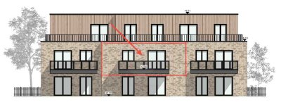Attraktive 2-Zimmer-Wohnung mit Balkon, Aufzug und Garage in Glandorf