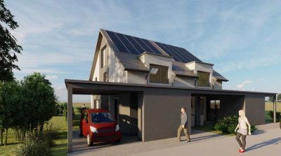 Ideal für Familien - energieeffiziente DHH mit extra großem Garten in Willstätt