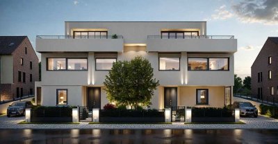 Edles Wohnen in Bestlage: Neubau DHH mit ca. 198 m² Wohnfläche im Schwarzwaldviertel MA-Lindenhof
