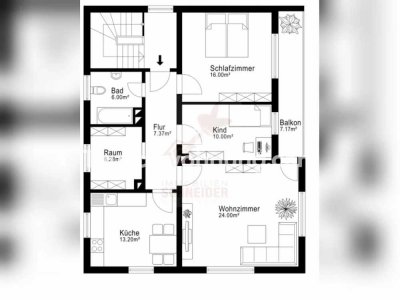 Tauschwohnung: Biete 4-Zimmer-Wohnung mit Garten, suche 2,5–3 Zimmer