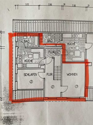 Charmante 2-Zimmer Dachgeschosswohnung, frisch modernisiert