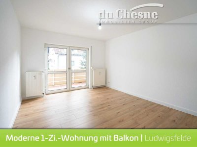 Moderne 1-Zimmer-Wohnung mit Balkon und Stellplatz