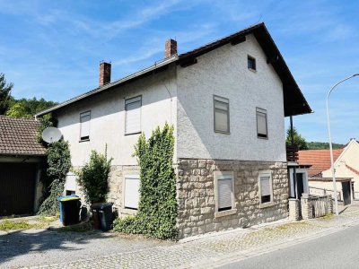 *Preisreduzierung* 1.480m² großes Grundstück am grünen Ortsrand... viel Platz bietendes Haus mit
