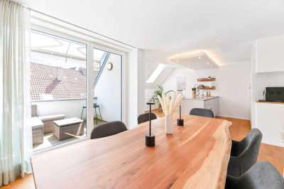 Luxus über den Dächern: 4,5-Zimmer-Dachgeschosswohnung mit 360°-Panoramablick in Schömberg!
