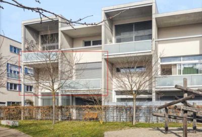 Moderne 3 Zim.-Wohnung mit Loggia und Einbauküche im Stadtkern von Weil am Rhein mit 2 Stellplätzen