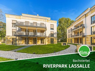 Luxuriöser Wohntraum mit Blick ins Grüne, Kamin, Südwest-Balkon, 2 Bädern u. Gäste-WC, HWR u.v.m.