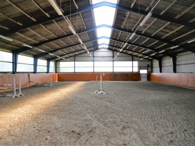 Vorbildliche Reitanlage zum Top-Preis !
inklusive großzügigem Wohnhaus
bei Heide - Holstein