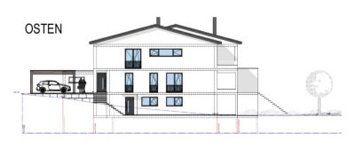 Moderne Wohnung in einer Doppelhaushälfte mit exklusiver Aussicht – Neubau in Neresheim