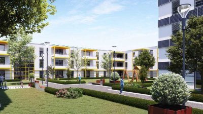 Erstbezug Energieeffiziente 2-Zimmer Wohnung mit Terrasse in Burghausen