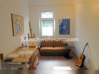 Tauschwohnung: Helle 3-Zi.-Whg. mit Hof und Parkplatz nähe Kanal