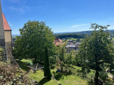 Romantischer Rückzugsort mit Schlossblick – Ferienwohnung im historischen Gebäude