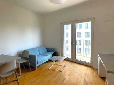 1 NETTOMIETE MIETFREI! MÖBLIERTES APARTMENT IM NEUBAU NAHE S-BAHNHOF SPRINGPFUHL! (706)