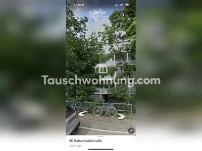 Tauschwohnung: 2-Zi.-Whg. in Freiburg (Kaiserstuhlstr.) gegen 3–4 Zi.