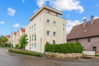 Schöne 3,5-Zimmer-Maisonette-Wohnung mit Dachterrasse in Leonberg