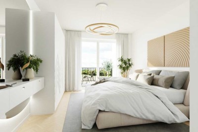 Wohnen am Stienitzsee – Moderne 2-Zimmer-Neubauwohnung mit großem Balkon
