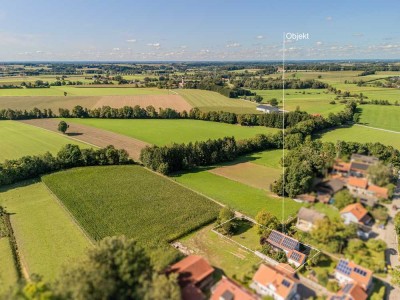 Einfamilienhaus mit Blick auf Feld und Wiese / weiteres Baurecht ggfls. möglich