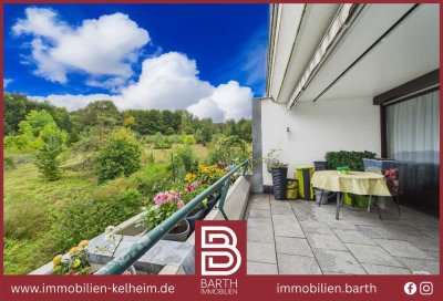 Gepflegte 2-Zimmer-Wohnung mit EBK, Garage und 2 Balkonen