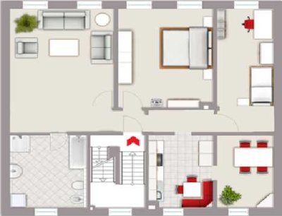 3-Zimmer-Wohnung mit Gartenmitbenutzung im Zentrum Wuppertals