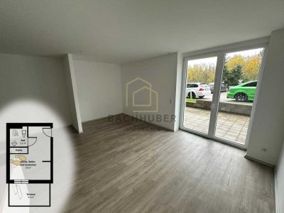 Moderne, barrierefreie 1-Zimmer-Wohnung mit Terrasse in Nabburg - ideal für jedes Alter