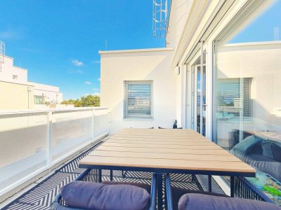 ++NEU++ AMBIENTE22: TOP-moderner 3-Zimmer-Wohntraum mit großzügiger 11,30 m² Terrasse und Tiefgaragenplatz beim Blumengärten Hirschstetten! +++