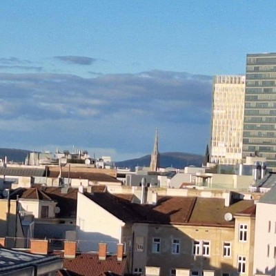 Freier Himmel mit Blick auf den Stephansdom mit 20m2 Terrasse