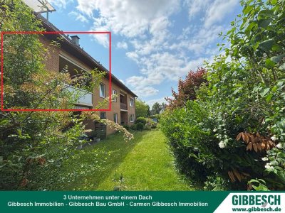 90 m²|cleverer Schnitt|Balkon|Einzelgarage
Gepflegte + ruhig gelegene 4-Zimmer-Eigentumswohnung