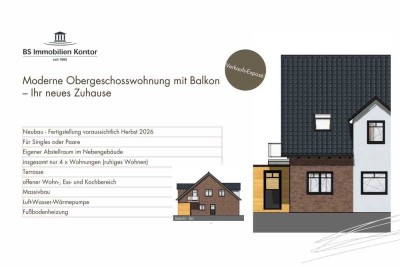 Moderne Dachgeschosswohnung mit Balkon in ruhiger, zentraler Lage von Weener