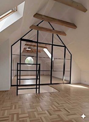 Einzigartige Dachgeschoss-Maisonette mit Loft-Charakter