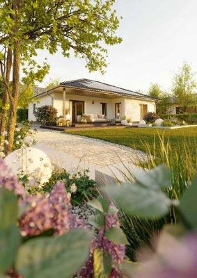 Der Bungalow mit der charmanten Form in Gebesee – ausgefallen und praktisch