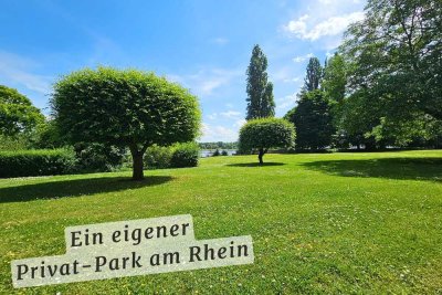 Außergewöhnliche Maisonette-Wohnung mit Dachgarten am Rhein