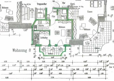 Helle 2-Zimmer-DG-Wohnung mit Balkon in Herford (nähe Zentrum)