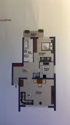 2-Zimmer-Wohnung in Dormagen-Zons mit Balkon