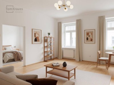 CHARMANT WOHNEN IN DER LEOPOLDSTADT – URBANER LIFESTYLE MIT HOHEN ALTBAURÄUMEN