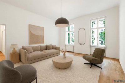 NÄHE 1. BEZIRK, DONAUKANAL UND AUGARTEN | Komplett hofseitige Altbauwohnung | Ideal auch zur WG-Nutzung | Rembrandtstraße