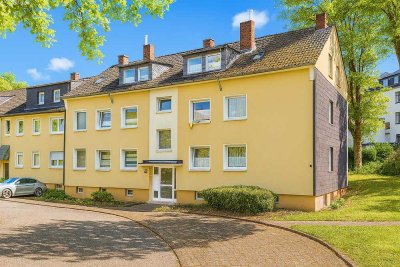 Helle 3-Zimmer-Dachgeschosswohnung in familienfreundlicher Wohnsiedlung mit Stepl. und Spielplatz
