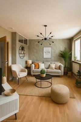 Helle 3-Raum-Wohnung mit Balkon im Herzen der Stadt!