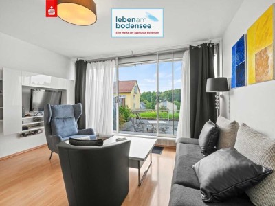 helle, möblierte 1,5-Zimmer-Wohnung mit Carport und großer Südterrasse